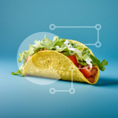 Intra Συλλεκτικό Ξύλινο Παζλ Plywood 4mm - Νόστιμο τάκο με φρέσκα υλικά Σε Ξύλινο Κουτί - Διαστάσεις: 10x10 cm – 25 κομμάτια - Image 1