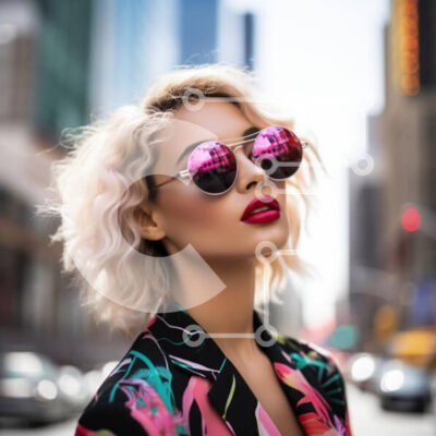 Intra Συλλεκτικό Ξύλινο Παζλ Plywood  4mm - Κομψό μοντέρνο άτομο σε αστικό περιβάλλον Σε Ξύλινο Κουτί - Διαστάσεις: 10x10 cm – 25 κομμάτια - Image 1