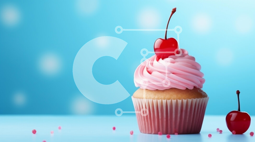 Intra Συλλεκτικό Ξύλινο Παζλ Plywood  4mm - Λαχταριστό Cupcake με Cherry and Pink Frosting Σε Ξύλινο Κουτί - Διαστάσεις: 10x10 cm – 25 κομμάτια