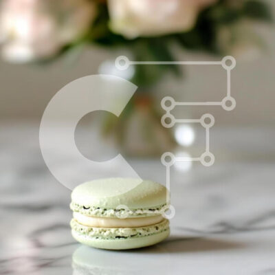 Intra Συλλεκτικό Ξύλινο Παζλ Plywood  4mm - Πράσινο Macaron σε μαρμάρινη επιφάνεια Σε Ξύλινο Κουτί - Διαστάσεις: 10x10 cm – 25 κομμάτια - Image 1