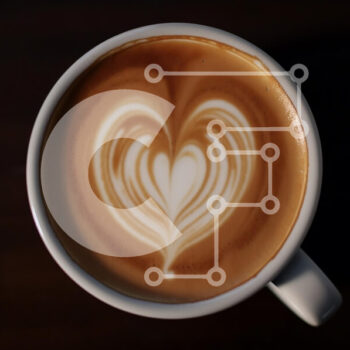 Intra Συλλεκτικό Ξύλινο Παζλ Plywood  4mm - Latte Art σε σχήμα καρδιάς σε φλιτζάνι καφέ Σε Ξύλινο Κουτί - Διαστάσεις: 10x10 cm – 25 κομμάτια - Image 1