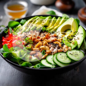 Intra Συλλεκτικό Ξύλινο Παζλ Plywood  4mm - Πολύχρωμο μπολ σαλάτας με φρέσκα υλικά Σε Ξύλινο Κουτί - Διαστάσεις: 10x10 cm – 25 κομμάτια