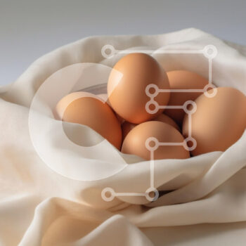 Intra Συλλεκτικό Ξύλινο Παζλ Plywood  4mm - Φωλιασμένα αυγά σε μαλακό ύφασμα Σε Ξύλινο Κουτί - Διαστάσεις: 10x10 cm – 25 κομμάτια - Image 1