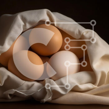 Intra Συλλεκτικό Ξύλινο Παζλ Plywood  4mm - Φωλιασμένα αυγά σε μαλακό ύφασμα Σε Ξύλινο Κουτί - Διαστάσεις: 10x10 cm – 25 κομμάτια - Image 1