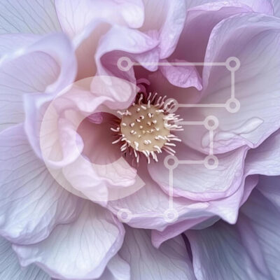 Intra Συλλεκτικό Ξύλινο Παζλ Plywood  4mm - Κοντινό πλάνο ενός ευαίσθητου λουλουδιού Σε Ξύλινο Κουτί - Διαστάσεις: 10x10 cm – 25 κομμάτια - Image 1