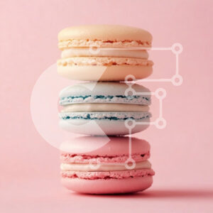 Intra Συλλεκτικό Ξύλινο Παζλ Plywood  4mm - Στοίβα από πολύχρωμα μακαρόν Σε Ξύλινο Κουτί - Διαστάσεις: 10x10 cm – 25 κομμάτια