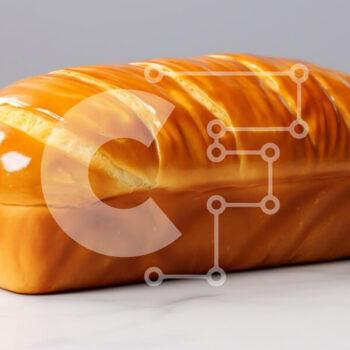 Intra Συλλεκτικό Ξύλινο Παζλ Plywood  4mm - Φρεσκοψημένο καρβέλι ψωμί Σε Ξύλινο Κουτί - Διαστάσεις: 10x10 cm – 25 κομμάτια - Image 1