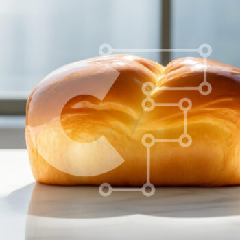 Intra Συλλεκτικό Ξύλινο Παζλ Plywood  4mm - Φρεσκοψημένο καρβέλι ψωμί Σε Ξύλινο Κουτί - Διαστάσεις: 10x10 cm – 25 κομμάτια - Image 1