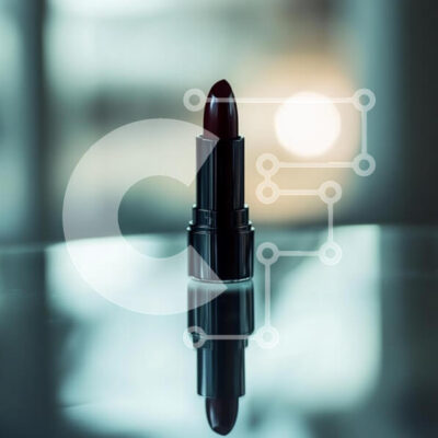 Intra Συλλεκτικό Ξύλινο Παζλ Plywood  4mm - Μπορντό κραγιόν σε ανακλαστική επιφάνεια Σε Ξύλινο Κουτί - Διαστάσεις: 10x10 cm – 25 κομμάτια - Image 1