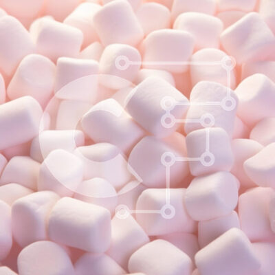 Intra Συλλεκτικό Ξύλινο Παζλ Plywood  4mm - Κοντινό πλάνο του Pile of Marshmallows Σε Ξύλινο Κουτί - Διαστάσεις: 10x10 cm – 25 κομμάτια - Image 1