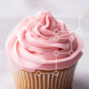 Intra Συλλεκτικό Ξύλινο Παζλ Plywood  4mm - Νόστιμο Cupcake Pink Frosted Σε Ξύλινο Κουτί - Διαστάσεις: 10x10 cm – 25 κομμάτια