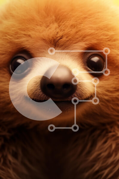 Intra Συλλεκτικό Ξύλινο Παζλ Plywood  4mm - Χαριτωμένος χαμογελαστός νωθρός Σε Ξύλινο Κουτί - Διαστάσεις: 10x10 cm – 25 κομμάτια