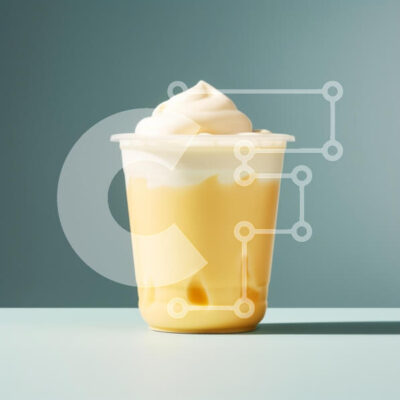 Intra Συλλεκτικό Ξύλινο Παζλ Plywood  4mm - Παγωτό σερβιρίσματος Creamy Soft σε Πλαστικό Κύπελλο Σε Ξύλινο Κουτί - Διαστάσεις: 10x10 cm – 25 κομμάτια - Image 1