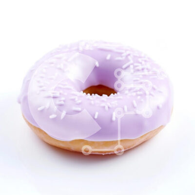 Intra Συλλεκτικό Ξύλινο Παζλ Plywood  4mm - Λεβάντα παγωμένο λουκουμάκι με ψεκασμούς Σε Ξύλινο Κουτί - Διαστάσεις: 10x10 cm – 25 κομμάτια - Image 1