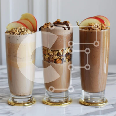 Intra Συλλεκτικό Ξύλινο Παζλ Plywood 4mm - Smoothies με όμορφα στρώματα Σε Ξύλινο Κουτί - Διαστάσεις: 10x10 cm – 25 κομμάτια - Image 1