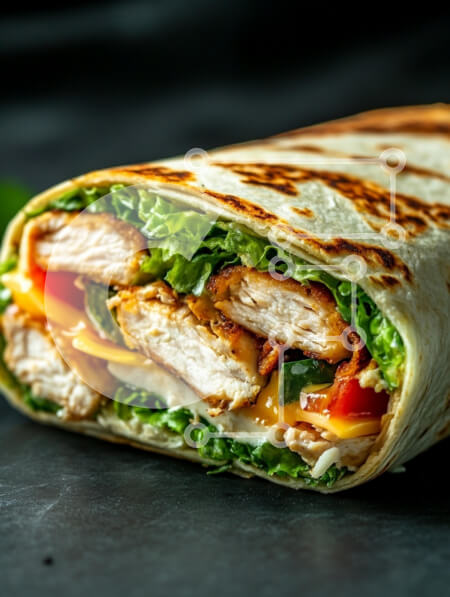 Intra Συλλεκτικό Ξύλινο Παζλ Plywood  4mm - Νόστιμο περιτύλιγμα κοτόπουλου στη σχάρα Σε Ξύλινο Κουτί - Διαστάσεις: 10x10 cm – 25 κομμάτια