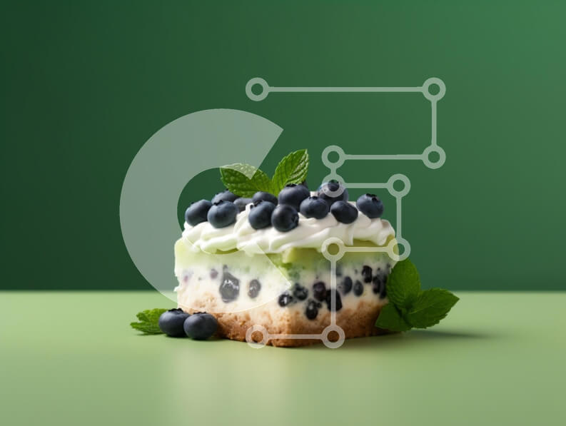 Intra Συλλεκτικό Ξύλινο Παζλ Plywood  4mm - Φέτα κέικ με βατόμουρα Σε Ξύλινο Κουτί - Διαστάσεις: 10x10 cm – 25 κομμάτια