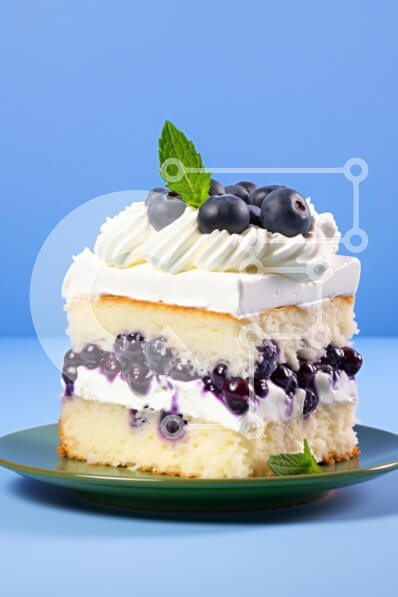 Intra Συλλεκτικό Ξύλινο Παζλ Plywood  4mm - Νόστιμη φέτα κέικ βατόμουρου Σε Ξύλινο Κουτί - Διαστάσεις: 10x10 cm – 25 κομμάτια