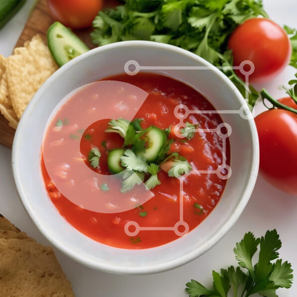 Intra Συλλεκτικό Ξύλινο Παζλ Plywood  4mm - Τοματόσουπα με φρέσκα υλικά Σε Ξύλινο Κουτί - Διαστάσεις: 10x10 cm – 25 κομμάτια