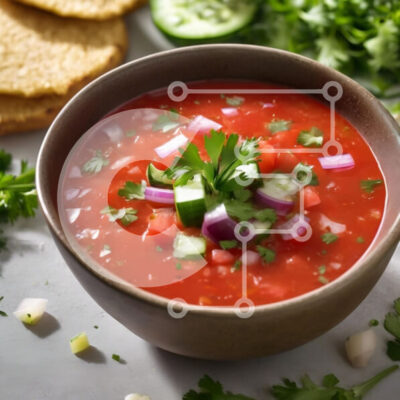 Intra Συλλεκτικό Ξύλινο Παζλ Plywood  4mm - Σάλσα φρέσκιας ντομάτας με υλικά Σε Ξύλινο Κουτί - Διαστάσεις: 10x10 cm – 25 κομμάτια - Image 1