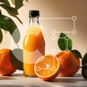 Intra Συλλεκτικό Ξύλινο Παζλ Plywood  4mm - Φρέσκος χυμός πορτοκαλιού με πορτοκάλια Σε Ξύλινο Κουτί - Διαστάσεις: 10x10 cm – 25 κομμάτια - Image 1