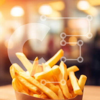 Intra Συλλεκτικό Ξύλινο Παζλ Plywood  4mm - Φρεσκοσερβιρισμένες τηγανιτές πατάτες Σε Ξύλινο Κουτί - Διαστάσεις: 10x10 cm – 25 κομμάτια - Image 1