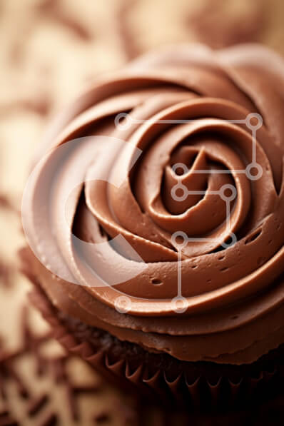 Intra Συλλεκτικό Ξύλινο Παζλ Plywood  4mm - Σοκολάτα Rose Cupcake Σε Ξύλινο Κουτί - Διαστάσεις: 10x10 cm – 25 κομμάτια