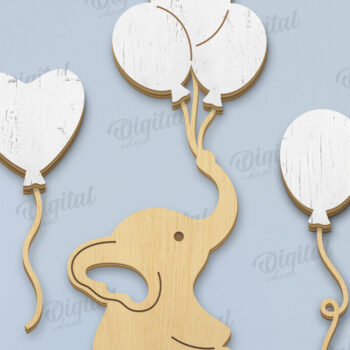 Intra απο ξύλο plywood 3mm-4mm πάχος Τρισδιάστατο διακόσμησης παιδικού σταθμού Δίασταση 30x20 cm INTRAFABR-119262633 - Image 1