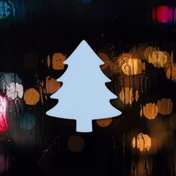 Intra απο ξύλο plywood 3mm-4mm πάχος - Αποκοπή σε σχήμα χριστουγεννιάτικου δέντρου Δίασταση 30x30 cm Intraeaxys-joed4651 - Image 1