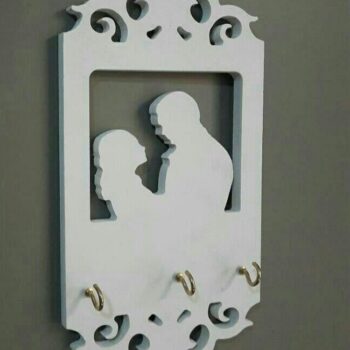 Intra απο ξύλο plywood 3mm-4mm πάχος - Πρότυπο κρεμάστρας ραφιών τοίχου Δίασταση 30x30 cm Intraeaxys-e1gkwmxo - Image 1