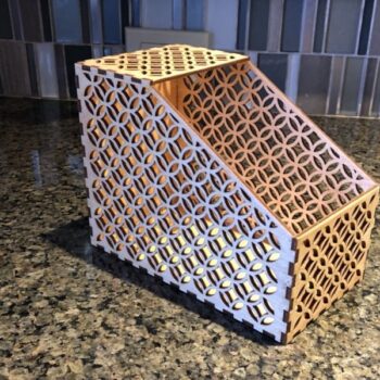 Intra απο ξύλο plywood 3mm-4mm πάχος - Θήκη για κάψουλες καφέ Δίασταση 30x30 cm Intraeaxys-eo056d91 - Image 3