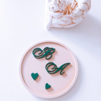 Intra απο ξύλο plywood 3mm-4mm πάχος - Εξατομικευμένο πιάτο Βέρας Δίασταση 30x30 cm Intraeaxys-ro6y5637 - Image 1