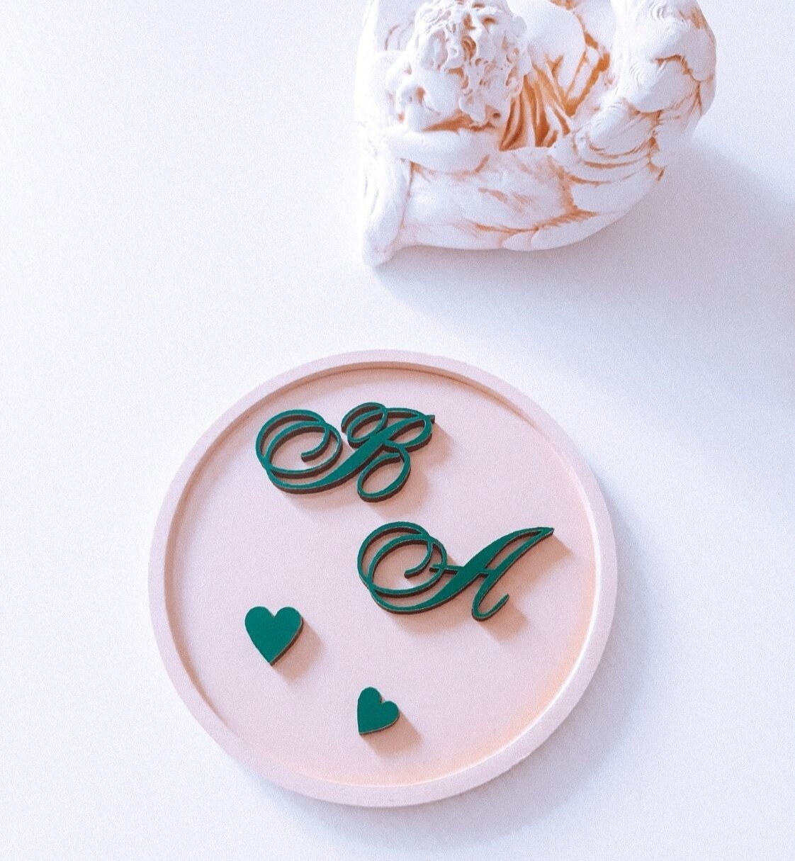 Intra απο ξύλο plywood 3mm-4mm πάχος - Εξατομικευμένο πιάτο Βέρας Δίασταση 30x30 cm Intraeaxys-ro6y5637