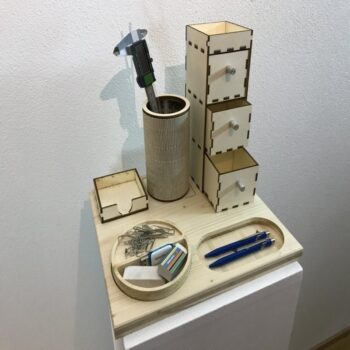 Intra απο ξύλο plywood 3mm-4mm πάχος - Οργανωτής Γραφείου Δίασταση 30x30 cm Intraeaxys-eo4yqrdo - Image 1