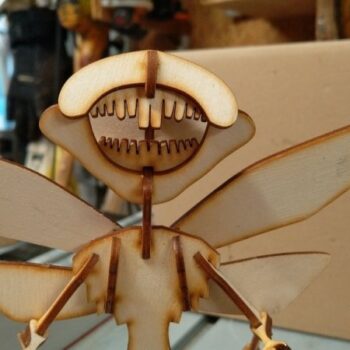 Intra απο ξύλο plywood 3mm-4mm πάχος - Tooth Fairy από το Hellboy 2 Δίασταση 30x30 cm Intraeaxys-lop3q331 - Image 1