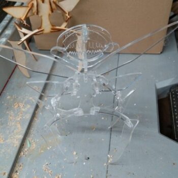 Intra απο ξύλο plywood 3mm-4mm πάχος - Tooth Fairy από το Hellboy 2 Δίασταση 30x30 cm Intraeaxys-lop3q331 - Image 6