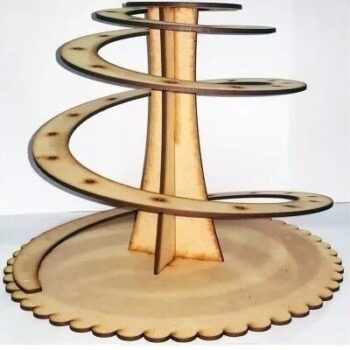 Intra απο ξύλο plywood 3mm-4mm πάχος - Ξύλινο σταντ για γλειφιτζούρι Δίασταση 30x30 cm Intraeaxys-51rr6er1 - Image 4