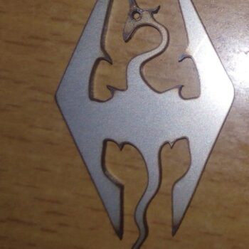 Intra απο ξύλο plywood 3mm-4mm πάχος - Λογότυπο Dragon Δίασταση 30x30 cm Intraeaxys-6o3n4n31 - Image 1