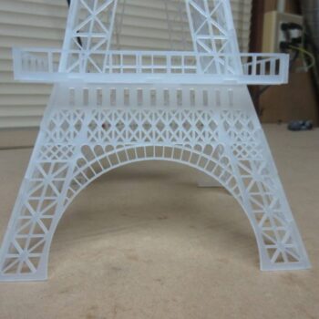 Intra απο ξύλο plywood 3mm-4mm πάχος - Ακρυλικός Πύργος του Άιφελ Δίασταση 20x20 cm Intraeaxys-91jkplpo - Image 3