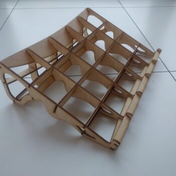 Intra απο ξύλο plywood 3mm-4mm πάχος - Διακοσμητική βάση φορητού υπολογιστή Δίασταση 20x20 cm Intraeaxys-6o3y5mj7 - Image 3