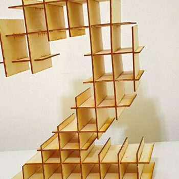 Intra απο ξύλο plywood 3mm-4mm πάχος – Νούμερο 2 Δίασταση 20x20 cm INTRAFABR-38885098 - Image 1