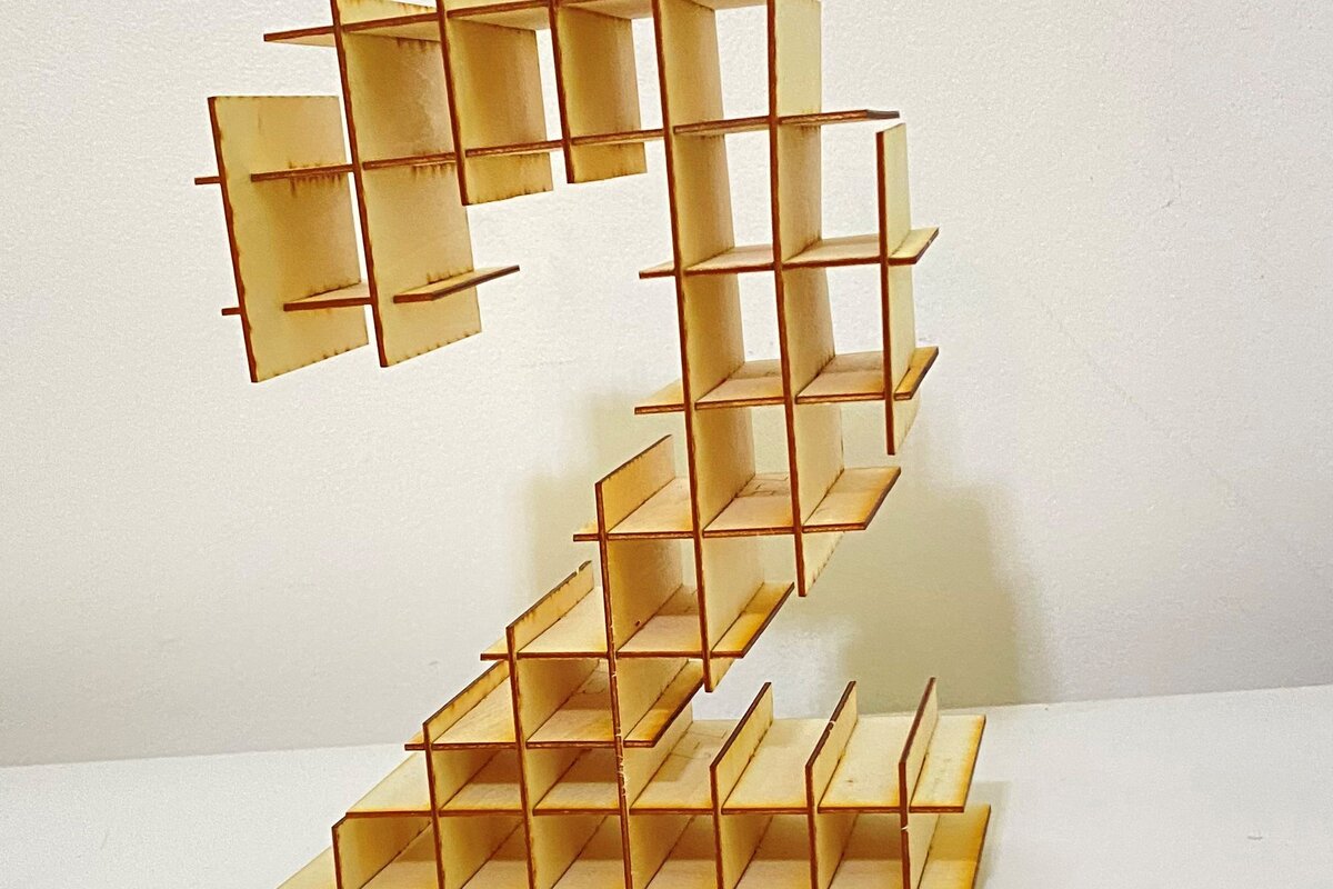 Intra απο ξύλο plywood 3mm-4mm πάχος – Νούμερο 2 Δίασταση  20x20 cm INTRAFABR-38885098