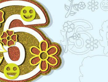 Intra απο ξύλο plywood 3mm-4mm πάχος – Number 3D Design Δίασταση  40x30 cm INTRAFABR-73913668 - Image 3