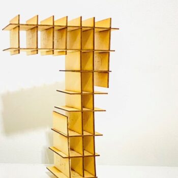 Intra απο ξύλο plywood 3mm-4mm πάχος – Νούμερο 7 Δίασταση 20x20 cm INTRAFABR-38885479 - Image 1