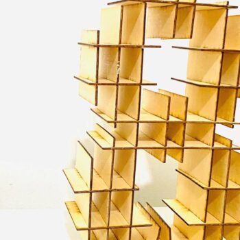 Intra απο ξύλο plywood 3mm-4mm πάχος – Νούμερο 8 Δίασταση 20x20 cm INTRAFABR-38885659 - Image 1