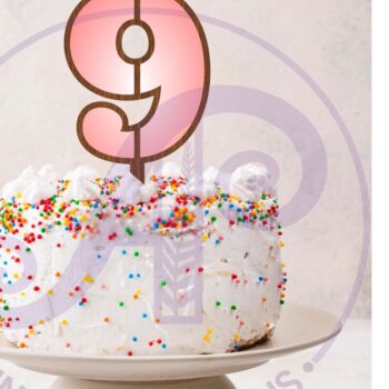 Intra απο ξύλο plywood 3mm-4mm πάχος – Number Cake Toppers Δίασταση  20x20 cm INTRAFABR-94720634 - Image 2