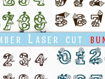 Intra απο ξύλο plywood 3mm-4mm πάχος – Number Design Δίασταση  40x30 cm INTRAFABR-74594468 - Image 1