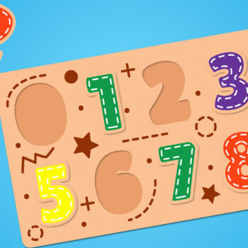 Intra απο ξύλο plywood 3mm-4mm πάχος – Number Puzzle Lasercut Δίασταση 20x20 cm INTRAFABR-120301821 - Image 1