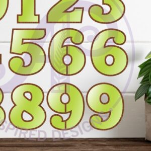 Intra απο ξύλο plywood 3mm-4mm πάχος – Αριθμός δύο επιπέδων επιγραφής τοίχου Δίασταση 40x30 cm INTRAFABR-94720876