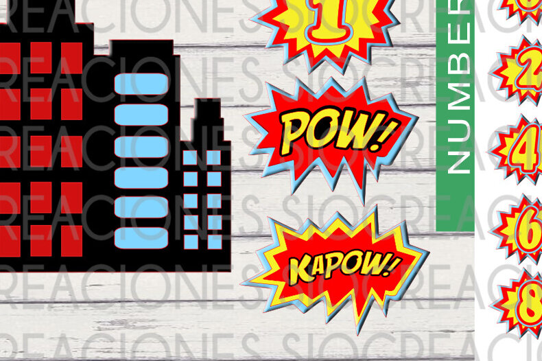 Intra απο ξύλο plywood 3mm-4mm πάχος – Numbers, Superhero 3D Δίασταση  20x20 cm INTRAFABR-95698216